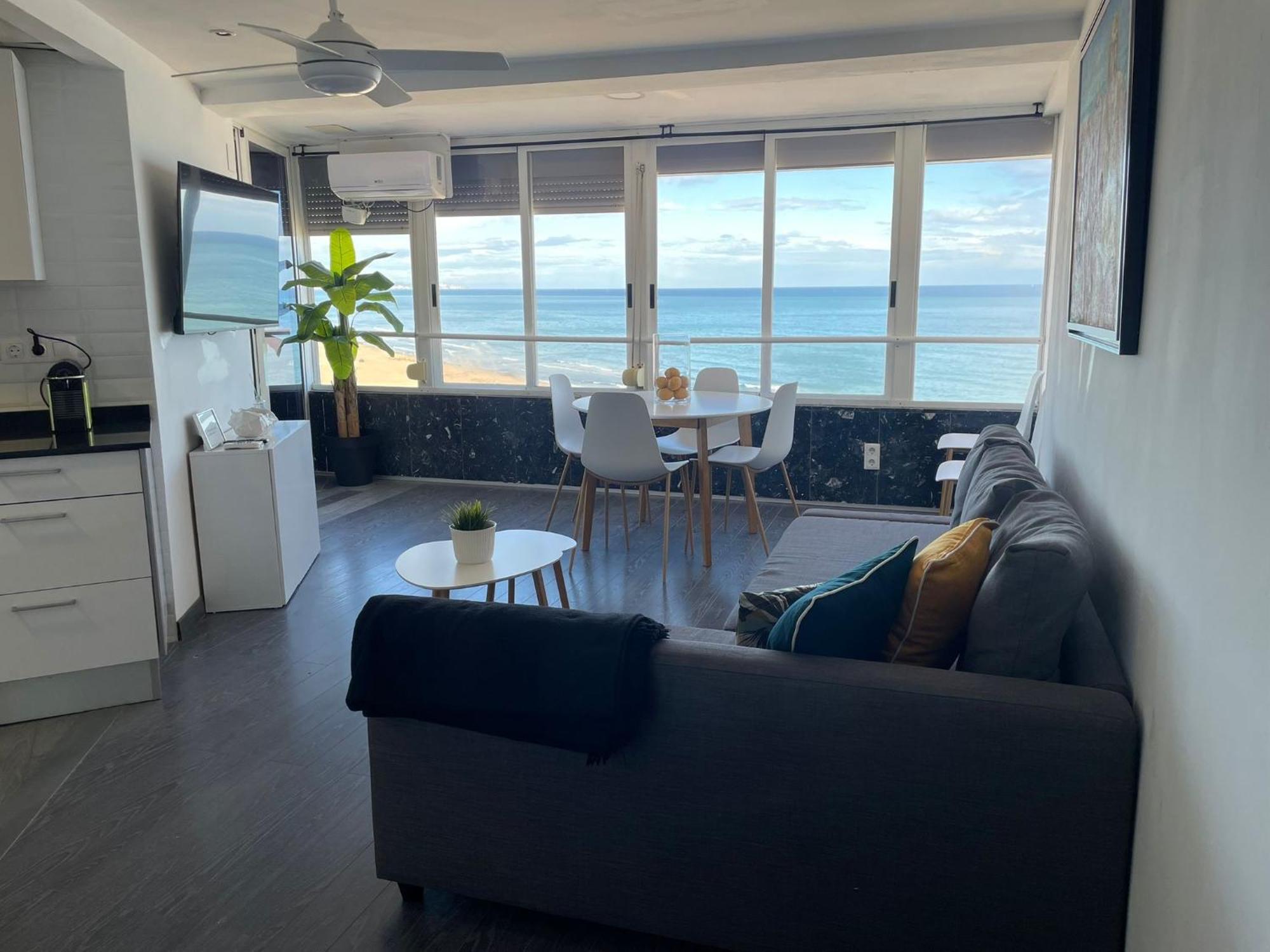 Apartamento Bonaire-Primera Linea Playa Playa de Gandia Luaran gambar